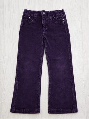 Point Zero Girl 6x Purple Jean Corduroy Wide Leg Pants